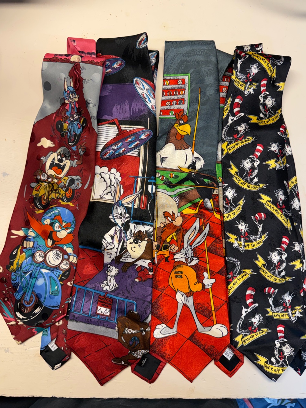 Vintage Warner Bros. Cartoon Character Ties